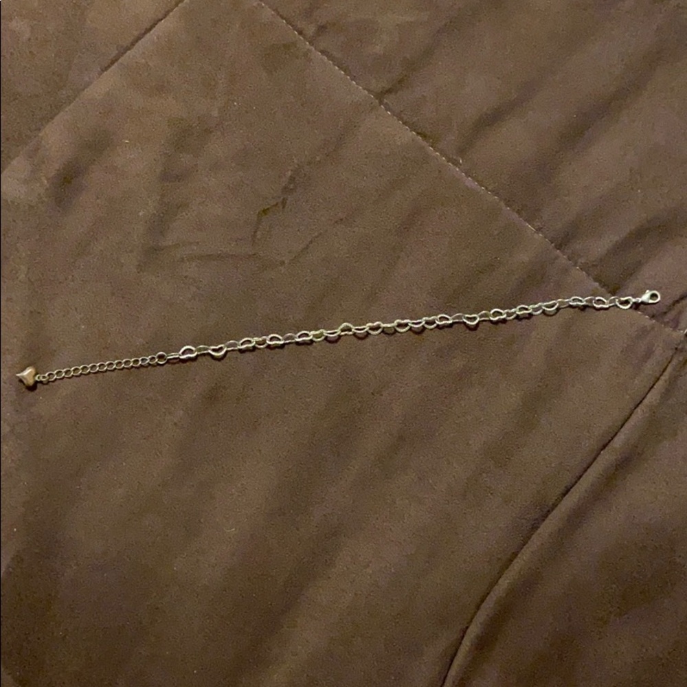 Heart anklet